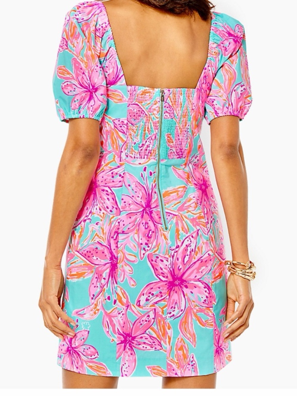 NWT Lilly Pulitzer Lunetta Short Sleeve Stretch Dress